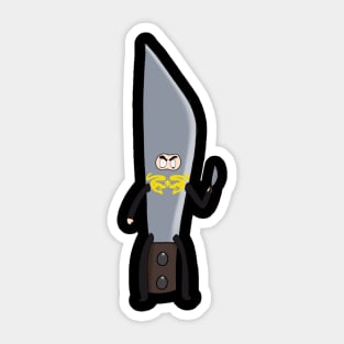 Ninja Brian - Knife Costume Sticker